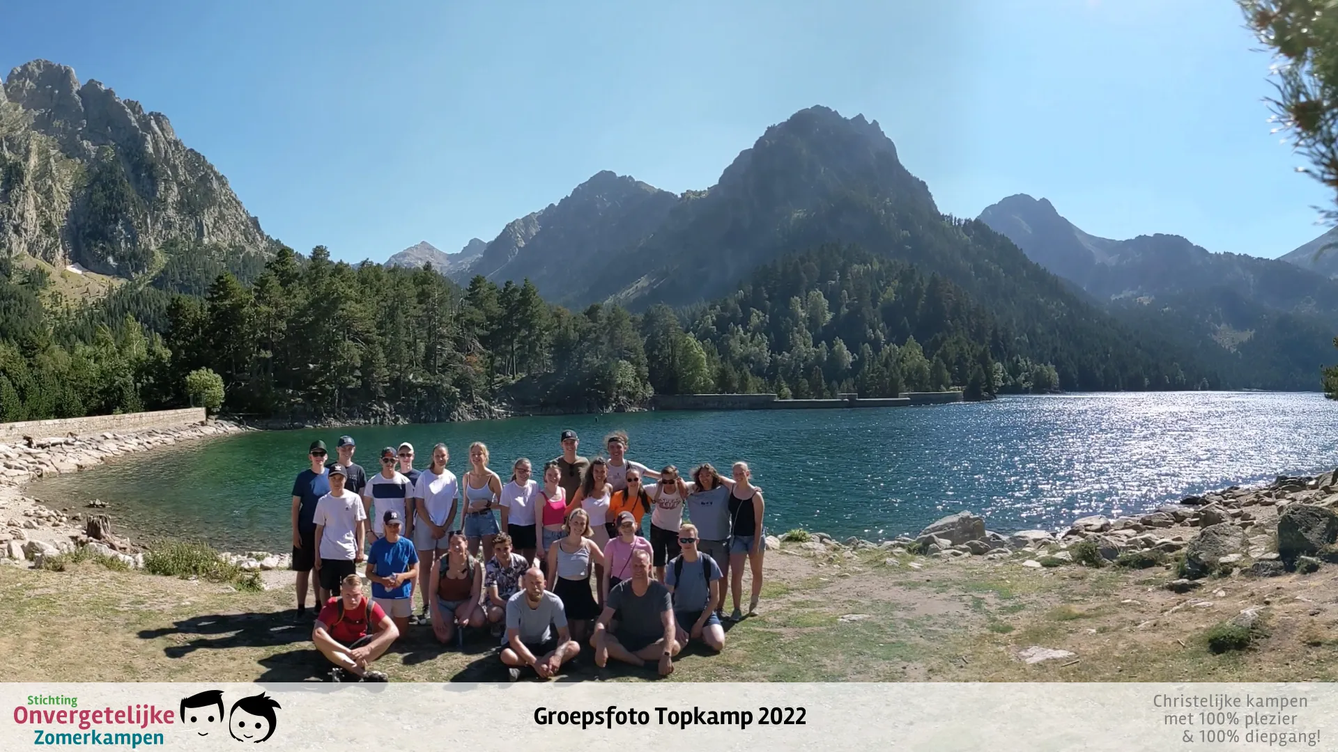 Groepsfoto van Topkamp in 2022