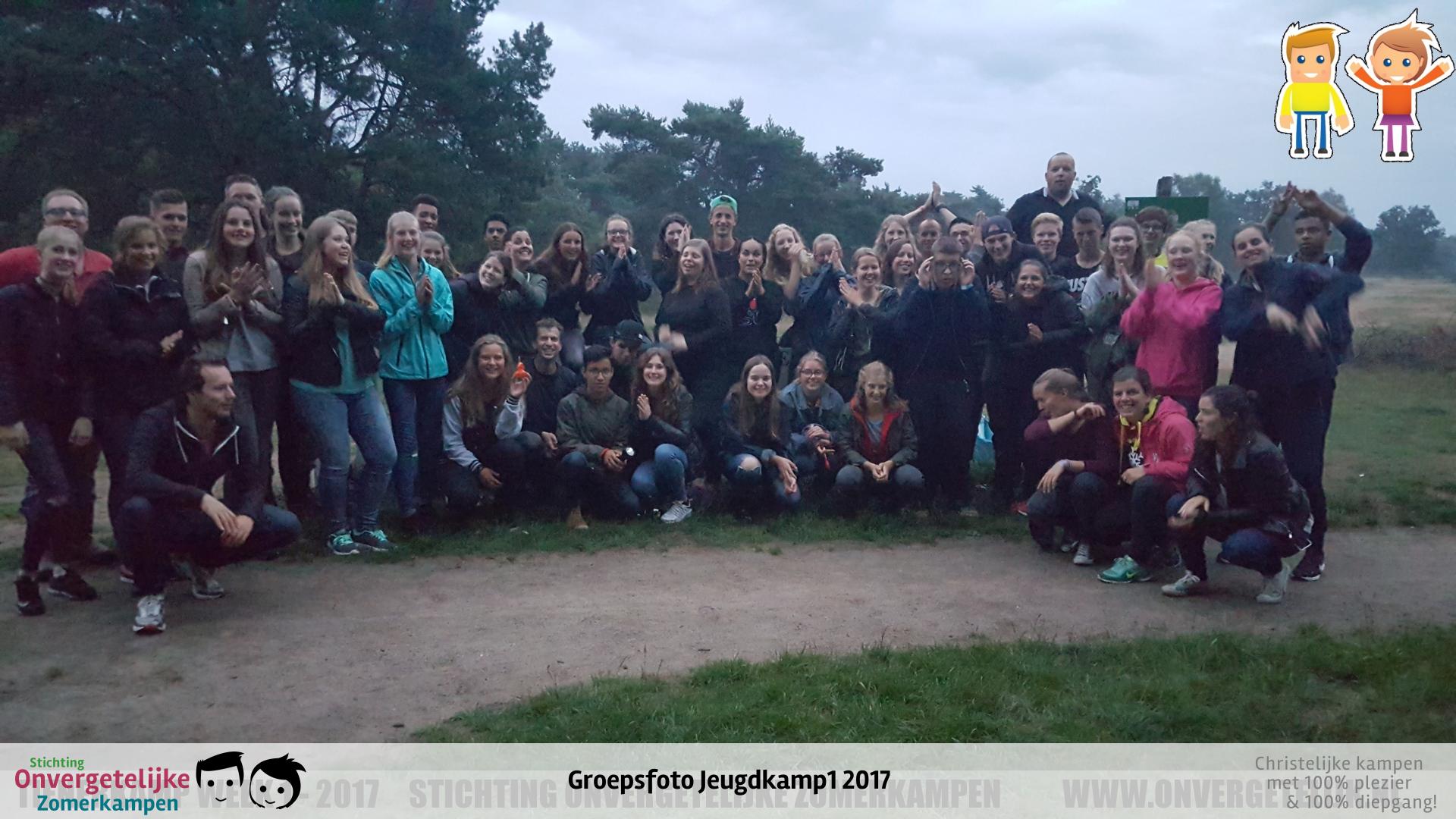 Groepsfoto jeugdkamp1 2017